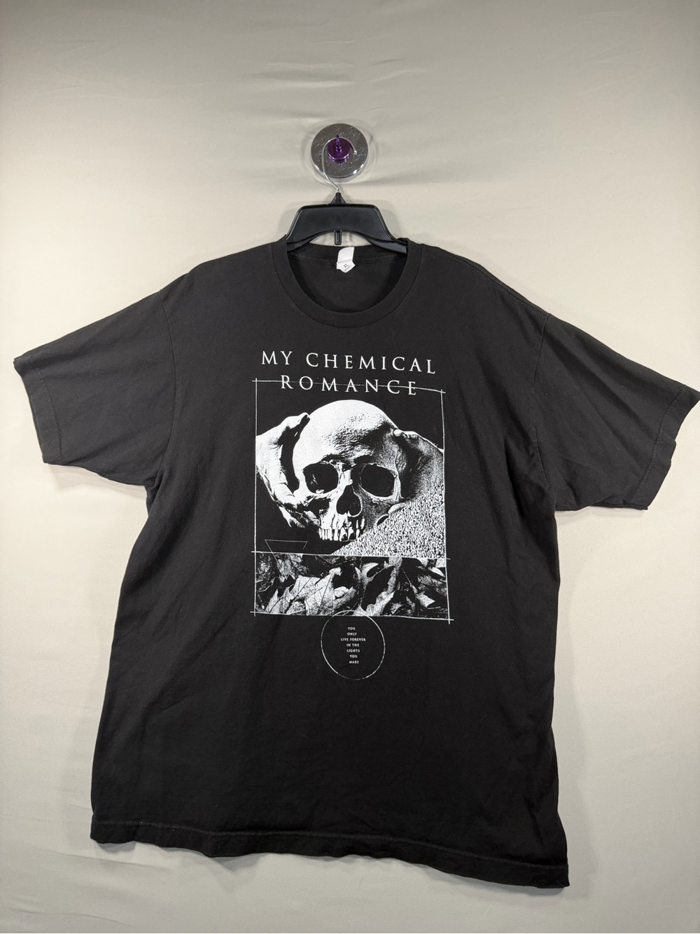 Gildan Black My Chemical Romance Skull Graphic Tee